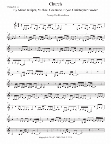 Church (take Me Back) (arr. Kevin Busse)