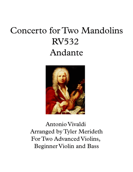 Concerto for Two Mandolins RV532 Andante (arr. Tyler Merideth)