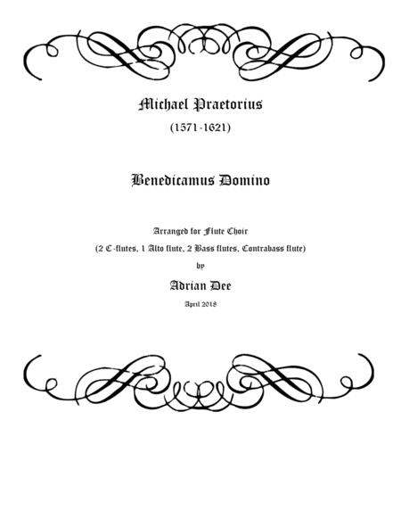 Benedicamus Domino (arr. Adrian Dee)