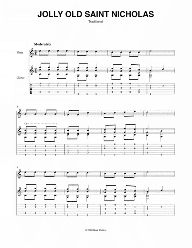 Jolly Old Saint Nicholas (arr. Mark Phillips)