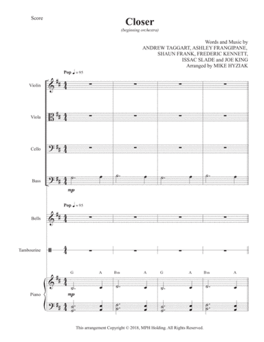 Closer (arr. Mike Hyziak)