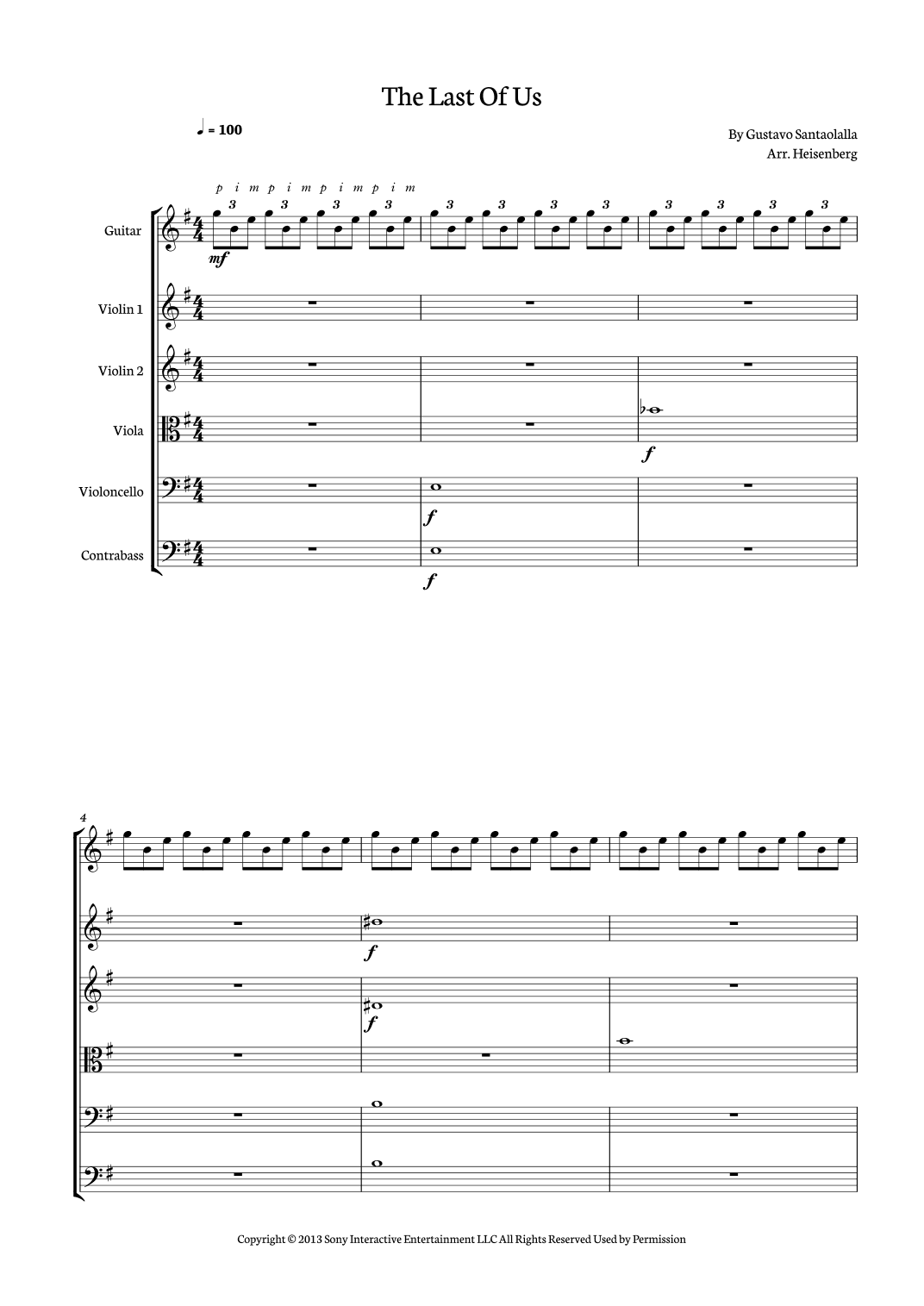 The Last Of Us (arr. Heisenberg)