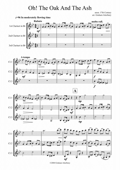 Oh! The Oak and the Ash (arr. Graham Atterbury)