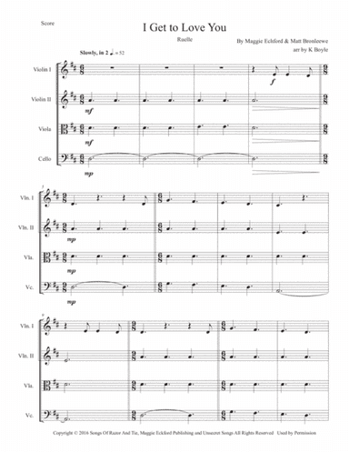 I Get To Love You (arr. Karlie Boyle)