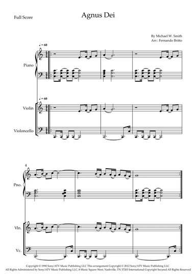 Agnus Dei (arr. Fernando Britto)