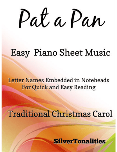 Pat a Pan In G Minor Easy Piano Sheet Music (arr. SilverTonalities)