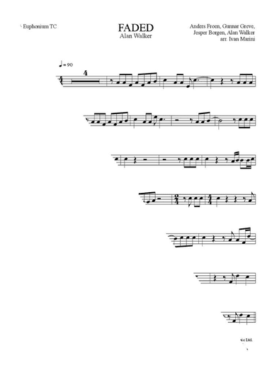Faded (arr. Ivan Marini)