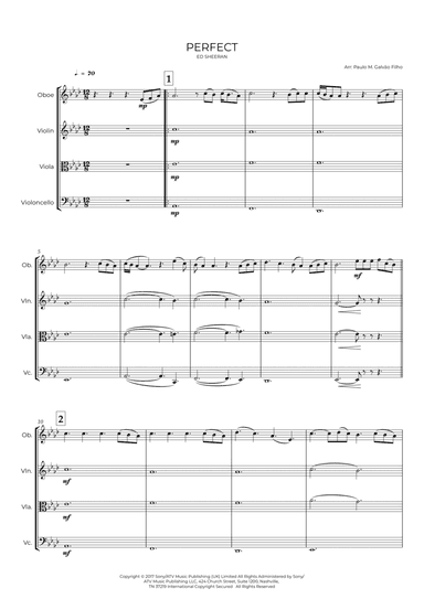 Perfect (arr. Paulo Galvão Filho)