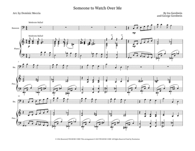 Someone To Watch Over Me (arr. Dominic Meccia)