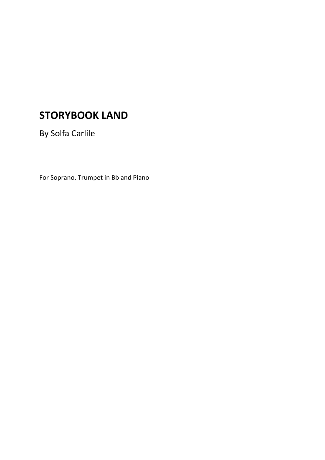 Storybook Land