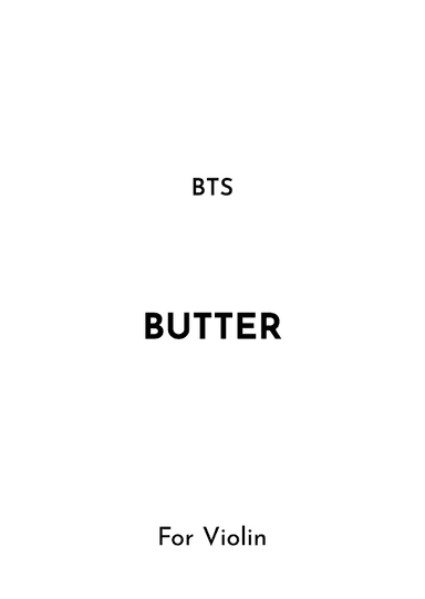 Butter (arr. Jireh J.)