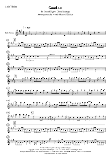 Good 4 U (arr. Mundi Musical Edition)