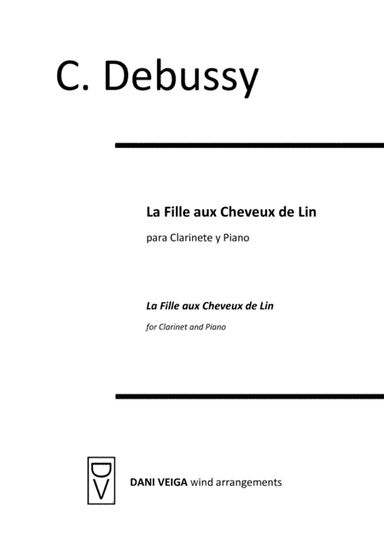 The Girl with the Flaxen Hair (Clarinet and Piano) (arr. Dani Veiga)