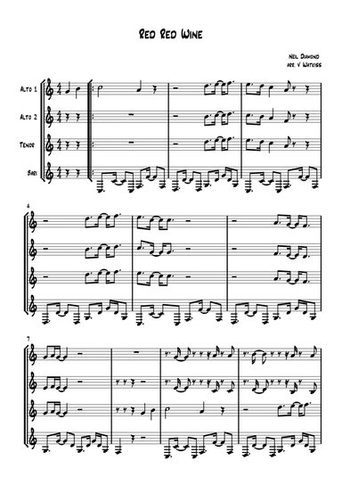 Red, Red Wine (arr. Verena Watkiss)