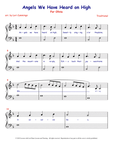 Angels We have Heard on High (arr. Lori Cummings)