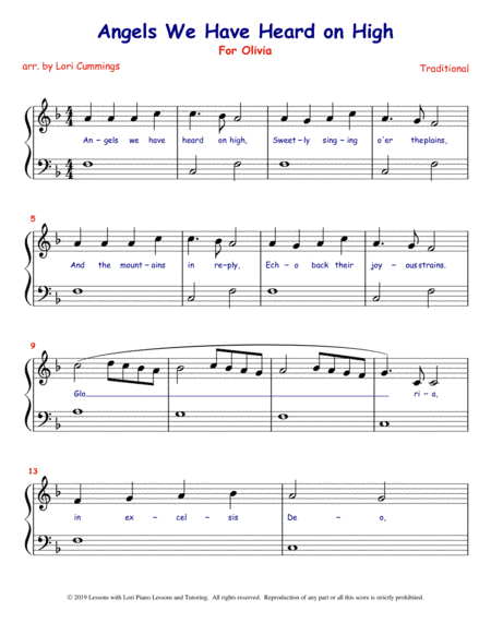 Angels We have Heard on High (arr. Lori Cummings)