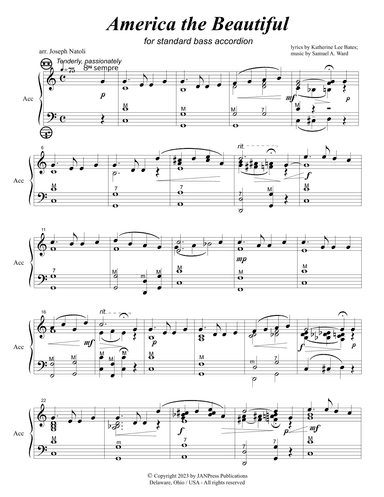 America the Beautiful (arr. Joseph Natoli)