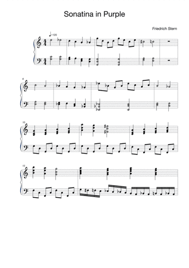 Sonatina in Purple