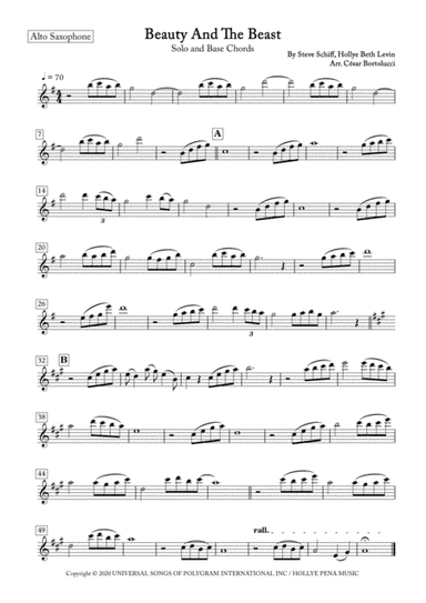 Beauty And The Beast (arr. ACT Bortolucci)