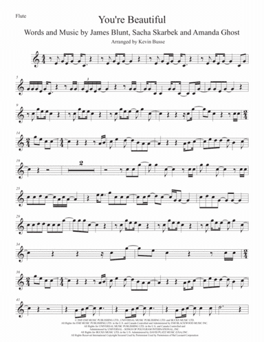 You're Beautiful (arr. Kevin Busse)