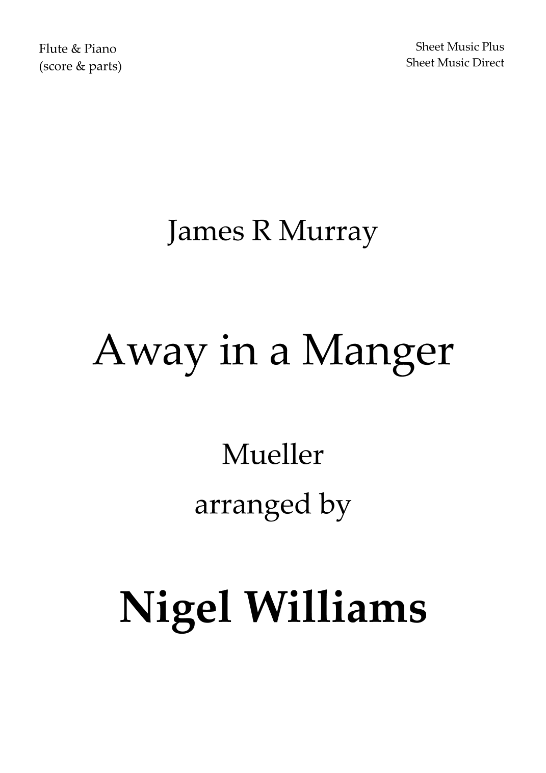 Away in a Manger (arr. Nigel Williams)