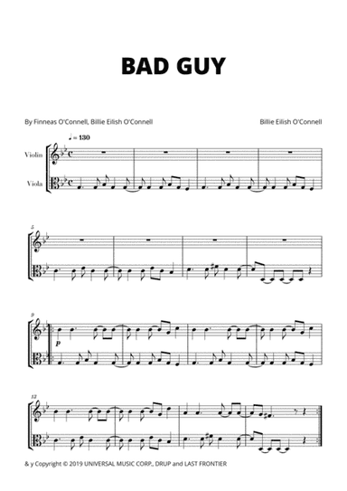 Bad Guy (arr. Cadenza Editions)