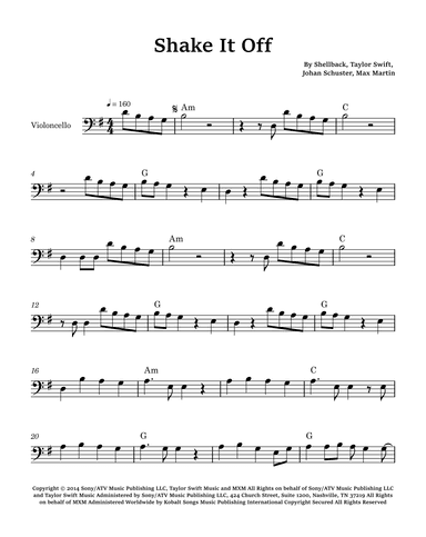 Shake It Off (arr. Glauco Fernandes)