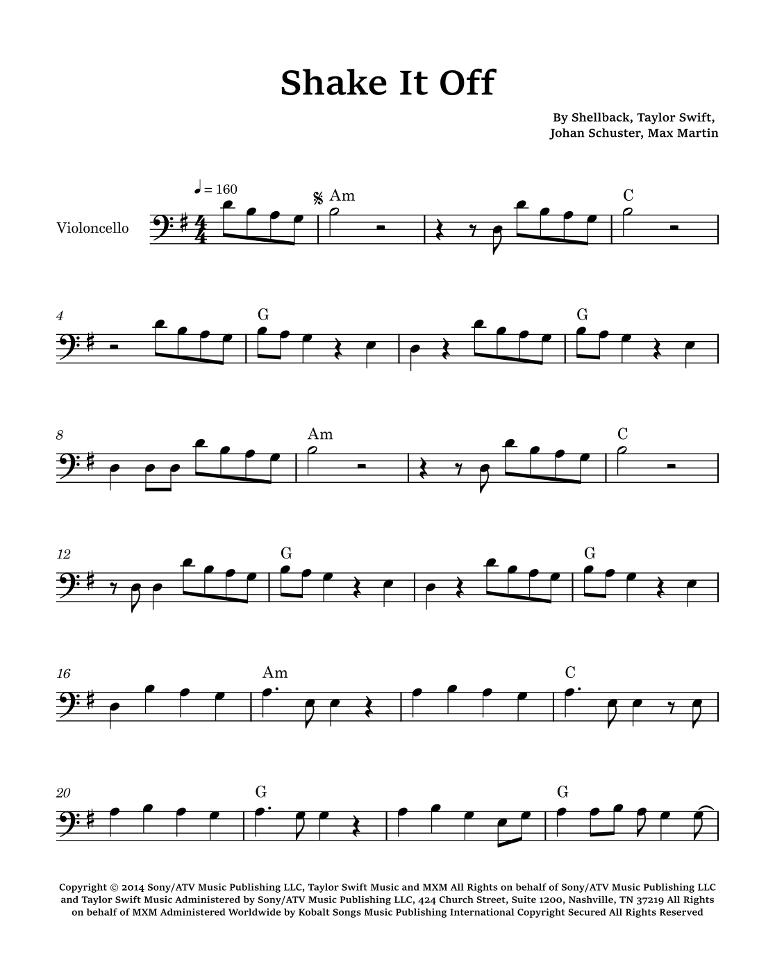 Shake It Off (arr. Glauco Fernandes)