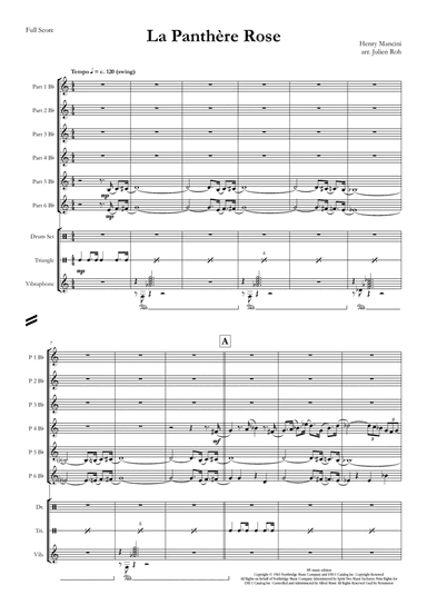 The Pink Panther (arr. Julien Roh)