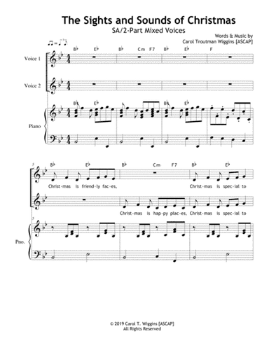 The Sights and Sounds of Christmas (SA/2-Part Mixed)