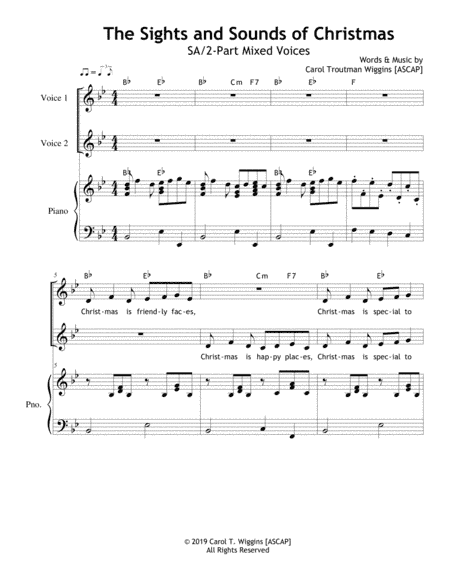 The Sights and Sounds of Christmas (SA/2-Part Mixed)