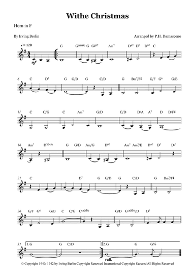 White Christmas (arr. P.H. Damasceno)
