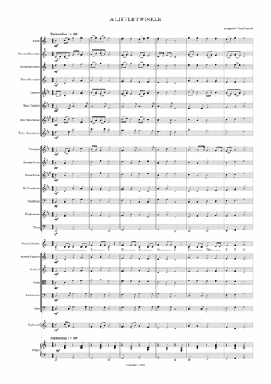 A Little Twinkle (Mixed Ensemble) (arr. Tony Tournnoff)