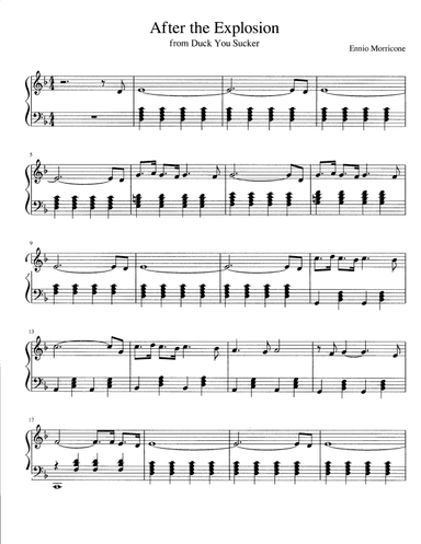 After The Explosion (arr. jeff siesser)