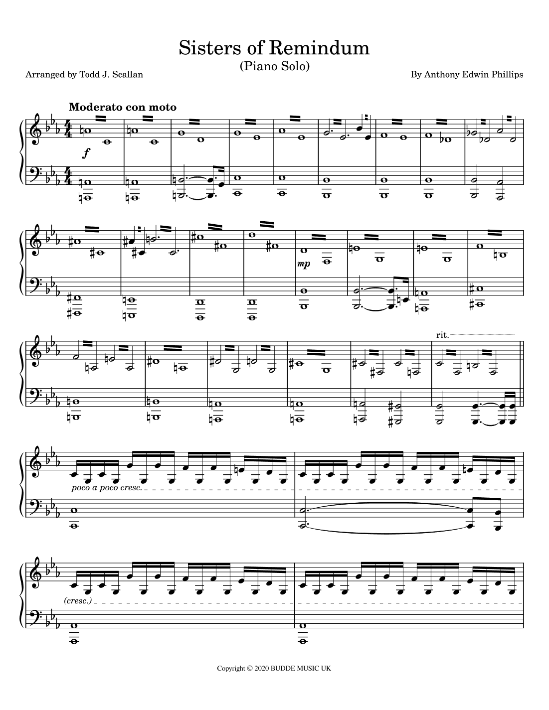 Sisters Of Remindum (arr. Todd J. Scallan)