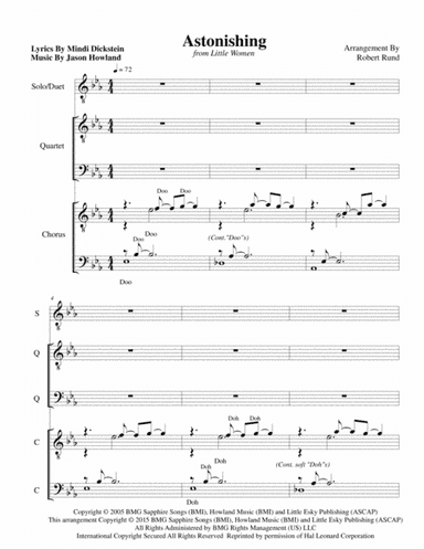 Astonishing (arr. Robert Rund)