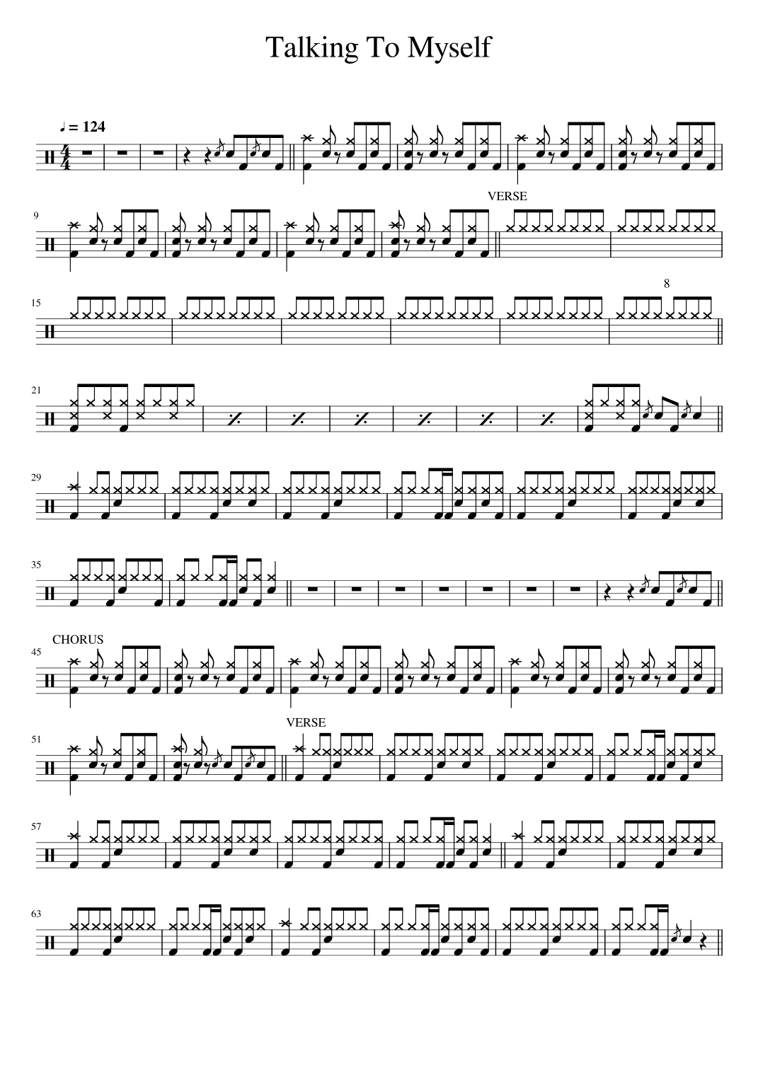 Talking To Myself (arr. Matěj Diviš)