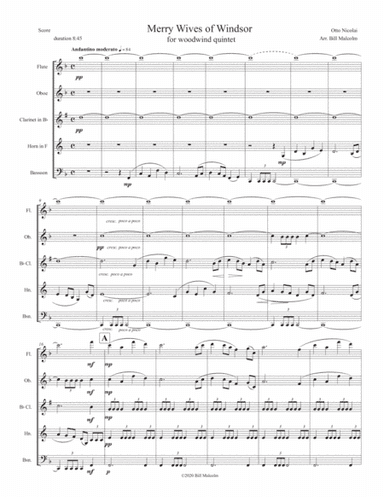 The Merry Wives of Windsor Overture (arr. Bill Malcolm)