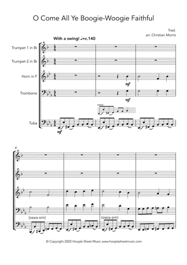 O Come All Ye Boogie-Woogie Faithful (arr. Christian Morris)