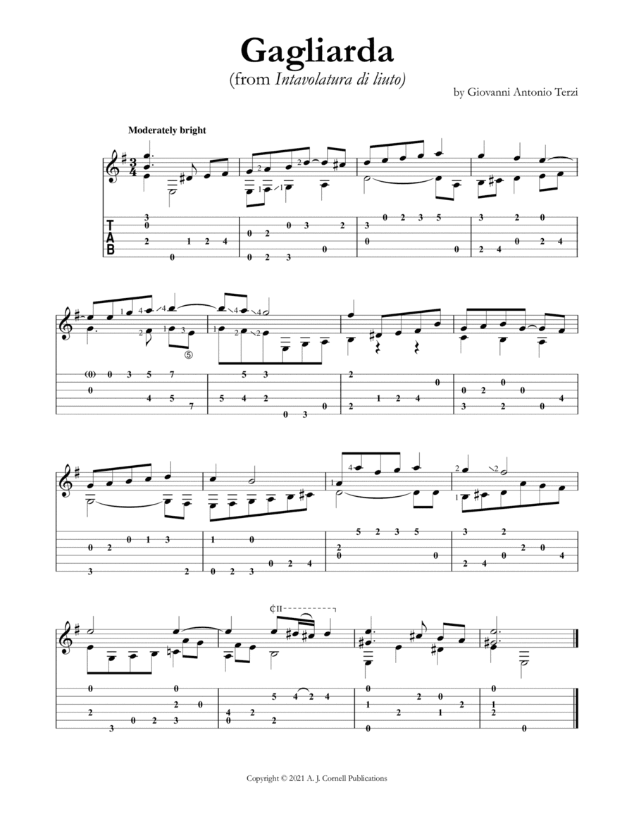 Gagliarda (arr. Mark Phillips)