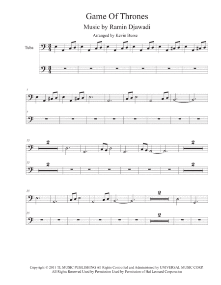 Game Of Thrones (arr. Kevin Busse)