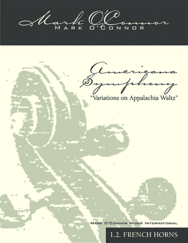Americana Symphony "Variations on Appalachia Waltz" (brass parts – symphony orchestra)