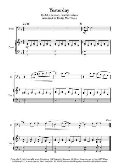 Yesterday (arr. Thiago Marconato)