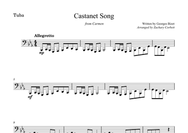 Castanet Song (arr. Zachary Corbett)