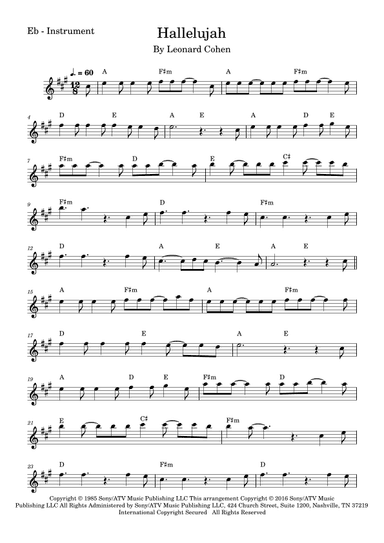 Hallelujah (arr. Fabio Eduardo de Oliveira)
