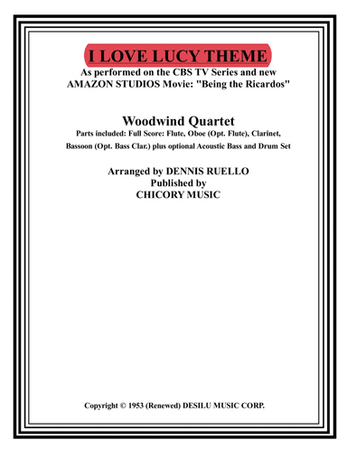 I Love Lucy (arr. Dennis Ruello)