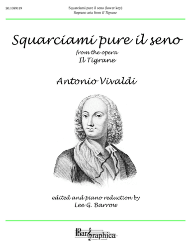 Squarciami pure il seno (lower key) (arr. (Editor) Lee G. Barrow)