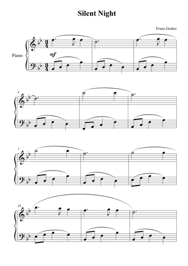 Silent Night (arr. Passoni Music)