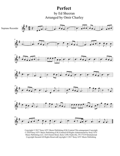 Perfect (arr. Omir Charley)