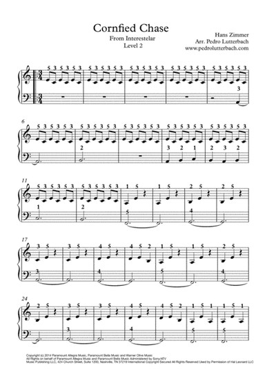 Cornfield Chase  from the Paramount Pictures film INTERSTELLAR (arr. Pedro Lutterbach)
